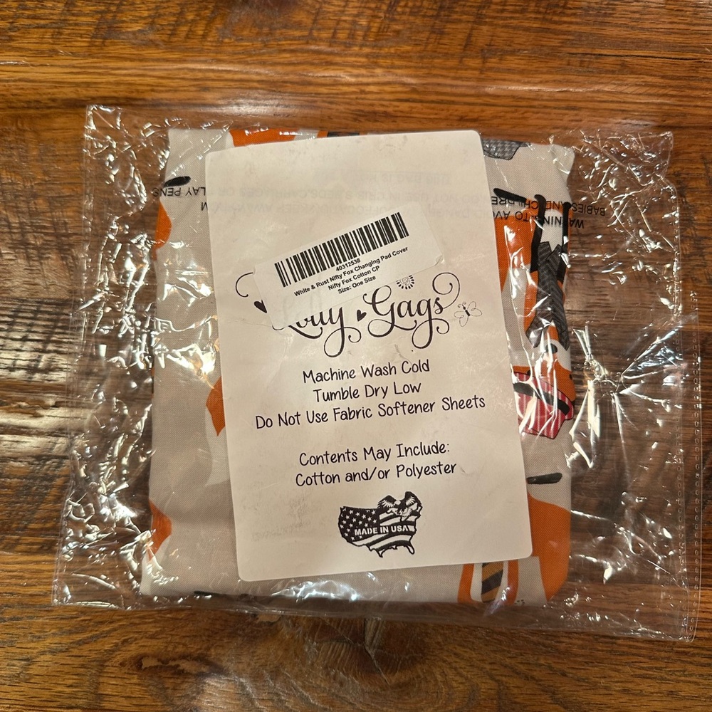 NWT 2 Pairs Lolly Gag Dapper Foxes Crib Sheet - Picture 3 of 5